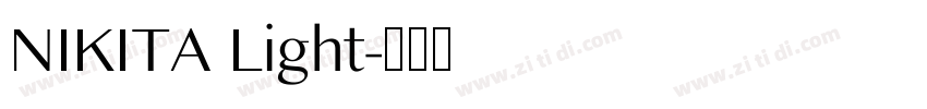 NIKITA Light字体转换